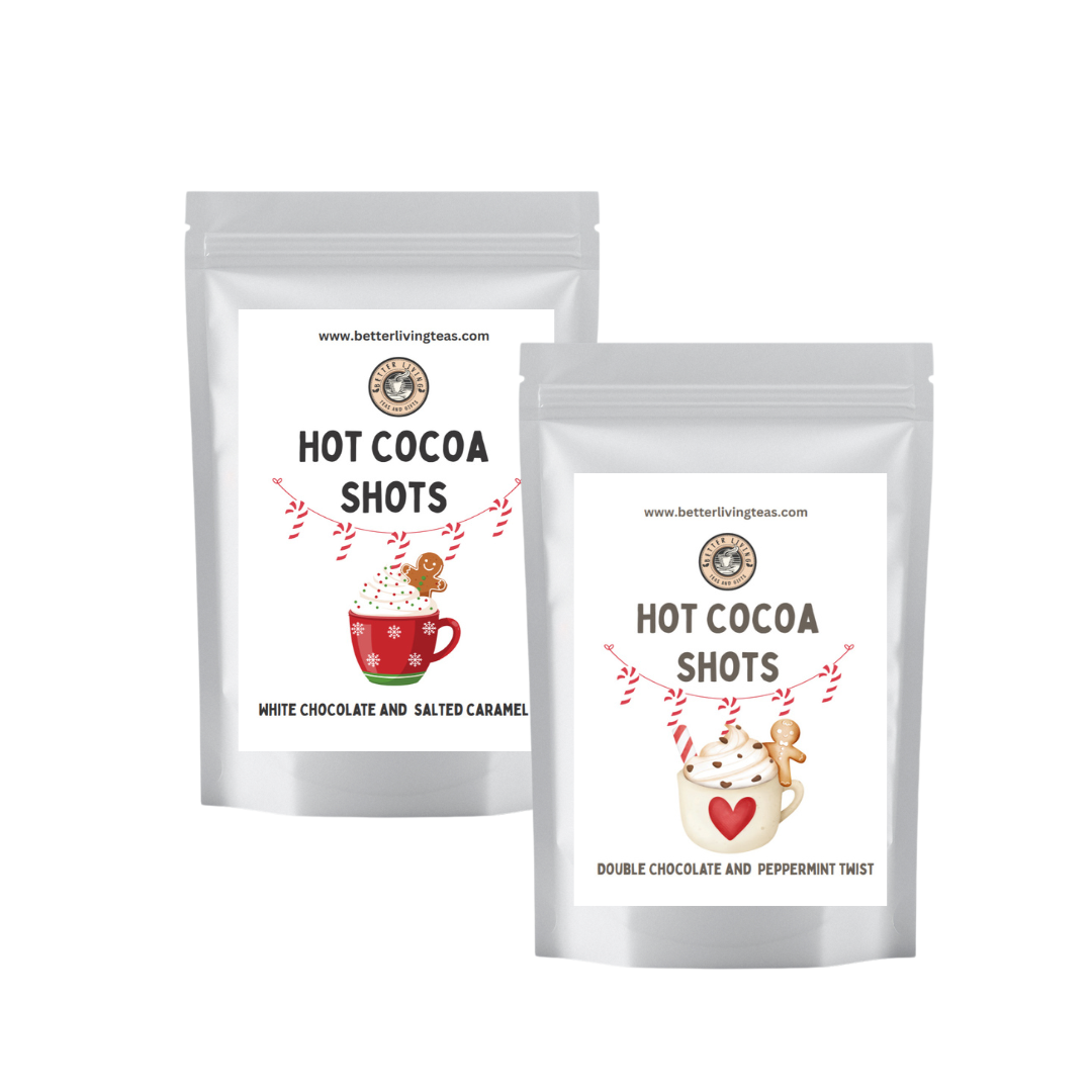 Deluxe Hot Cocoa Shots Gift Packs - Better Living Teas and Gifts