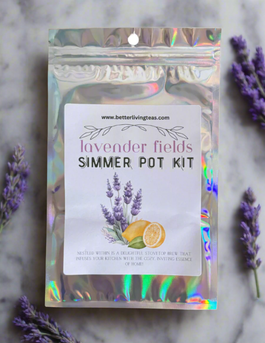 best deal on lavender flower tea pot cozy Stovetop Simmer Pot Potpourri- Lavender Fields – Better Living Teas and Gifts